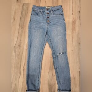 Madewell High Waisted Skinny Jeans